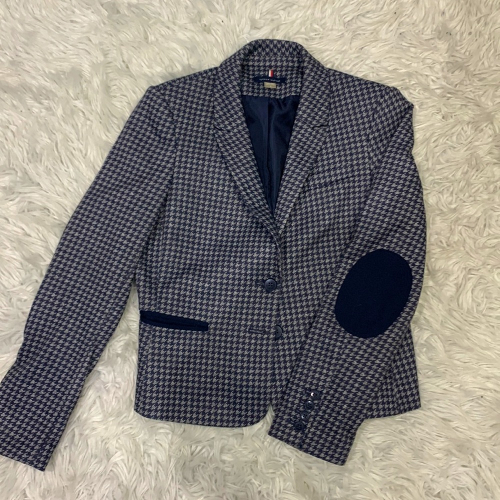 Tommy Hilfiger Houndstooth Blazer Size 4